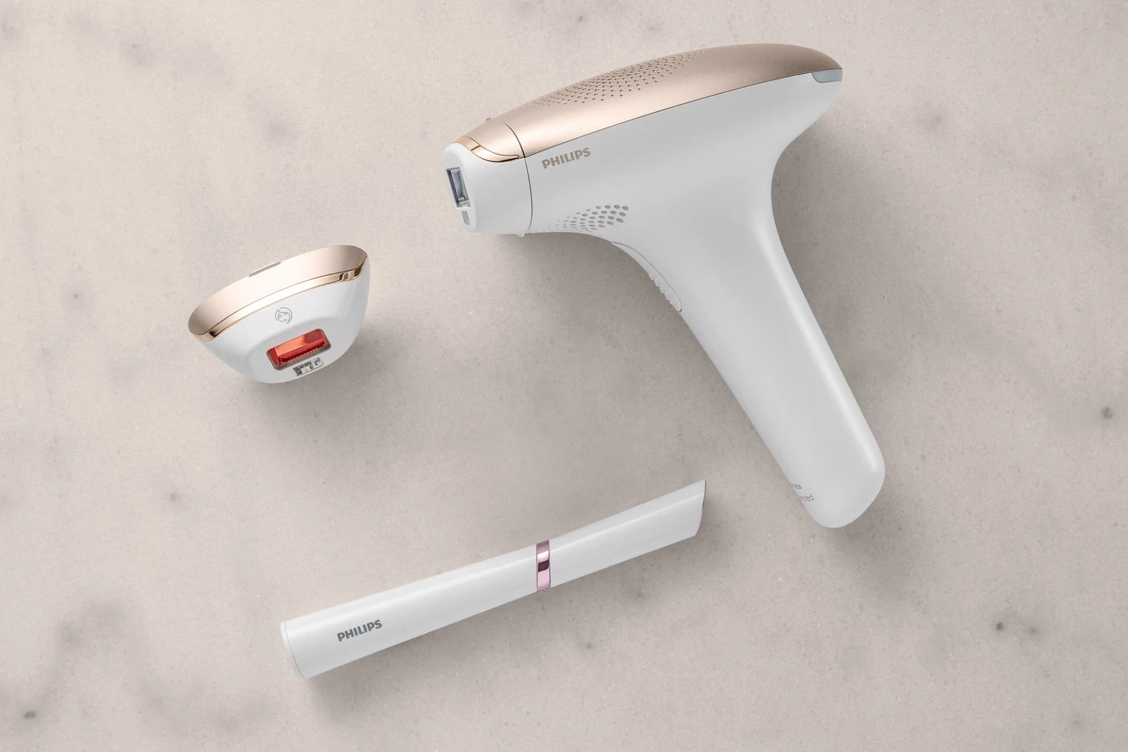 Aparat për heqje qimesh IPL Philips Lumea Advanced BRI921/00, rozë