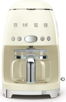 Makinë kafeje SMEG DCF02CREU, rezervuar uji 1.2–1.6 L, krem