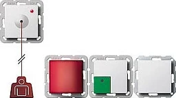 Switch me zinxhir GIRA 291403, 100-240 V, 0.25 A, i bardhë