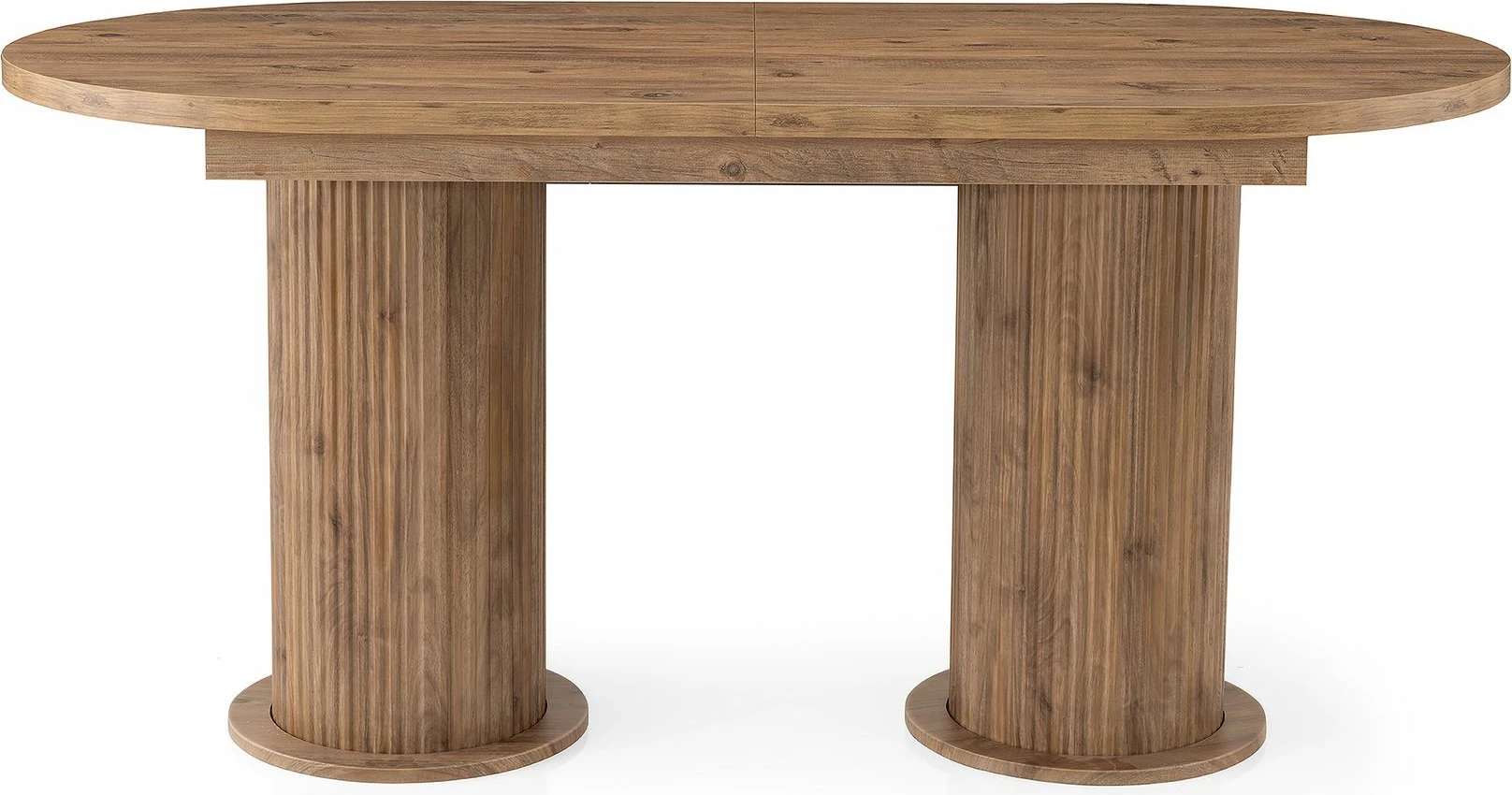 Tavolinë ngrënieje me zgjatje, ngjyrë arre, Skye Decor, Gusto - 2952
