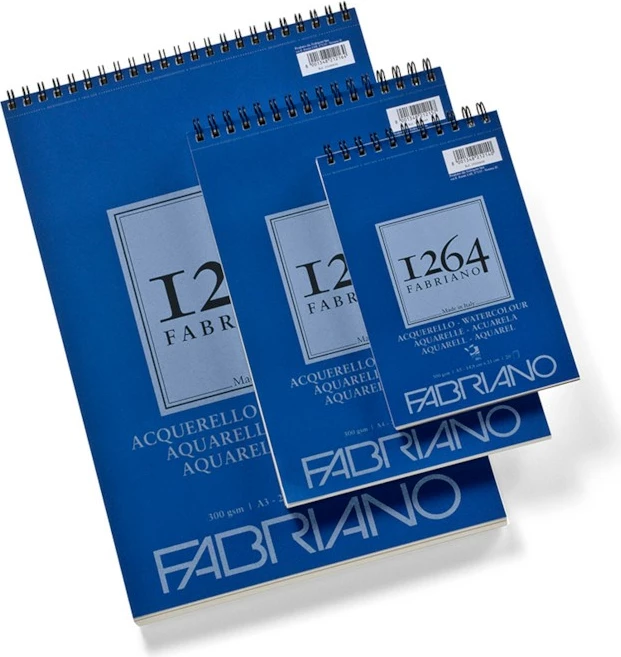 Fabriano Bllok Me Spirale A4 Aquarel 300Gr 30Fl 19100649