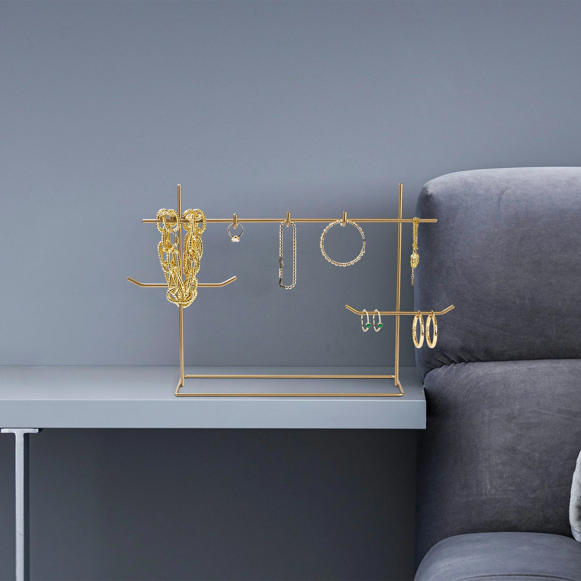 Organizues stoli për bizhuteri, ngjyrë ari, Aberto Design, TK-007