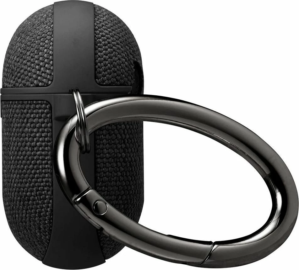 Mbështjellës Spigen Urban Fit për Apple AirPods Pro, me karabinë, i zi (1 copë)