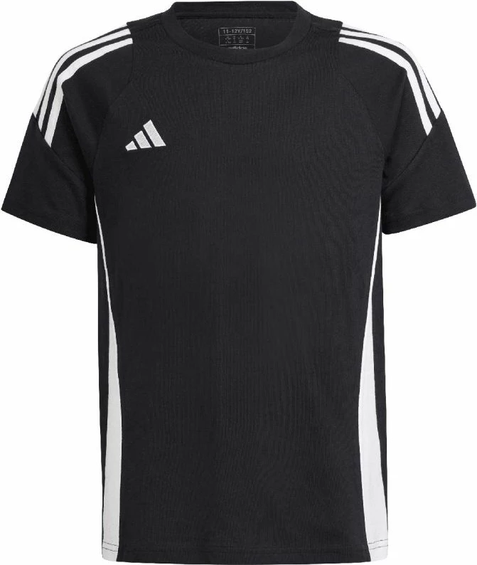 Fanellë për fëmijë adidas Tiro 24, e bardhë dhe e zezë