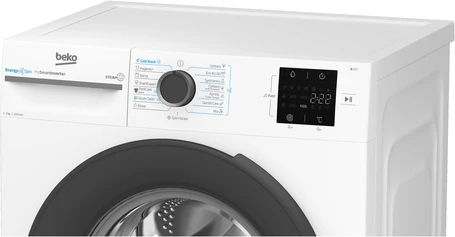 Makinë larëse Beko b300 BM3WFSU37213WA 7 kg 1151 RPM front-load, e bardhë