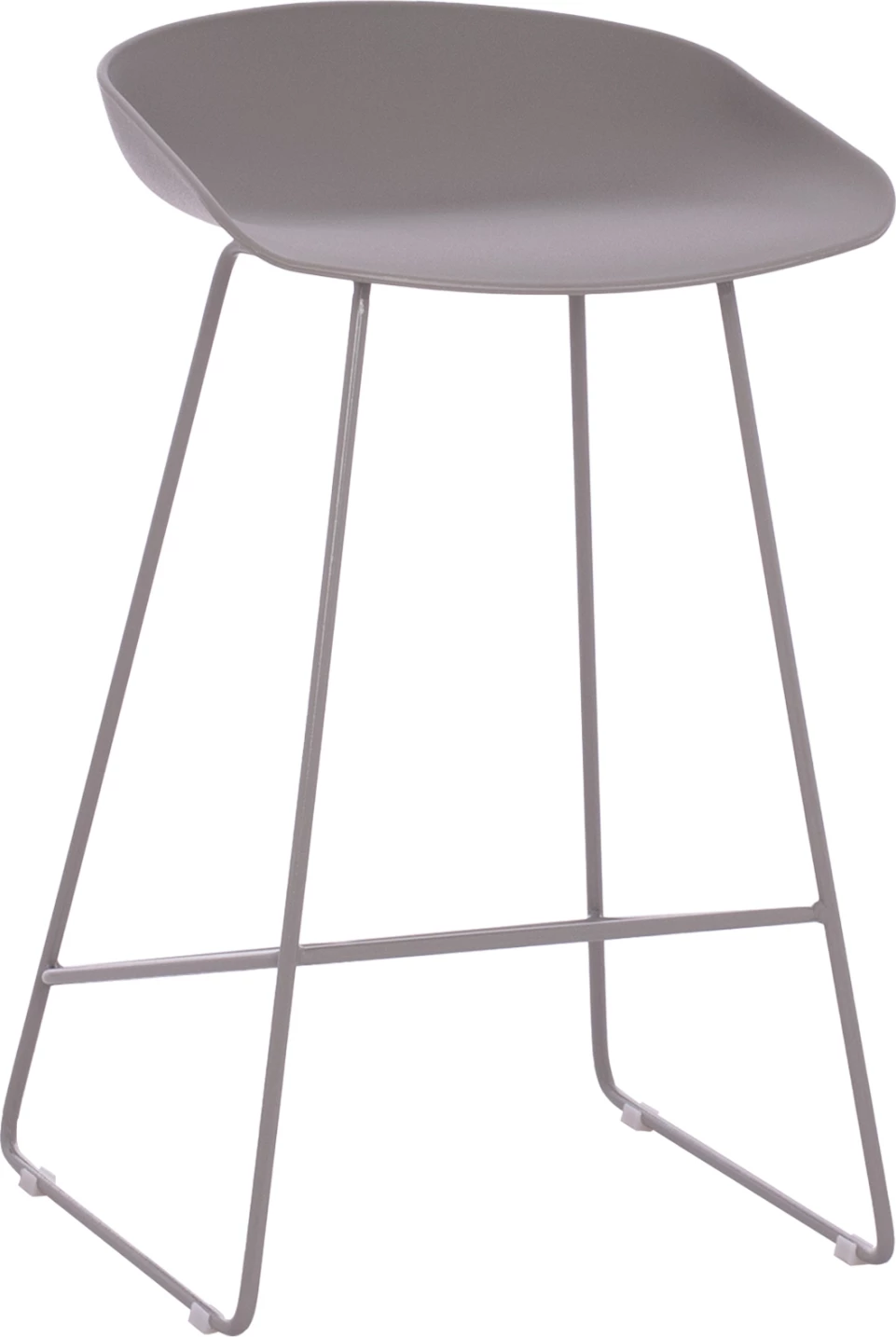Karrige për bar FH9299.10, ngjyrë gri, lartësi mesatare, 44x44x74, set prej 2 copë