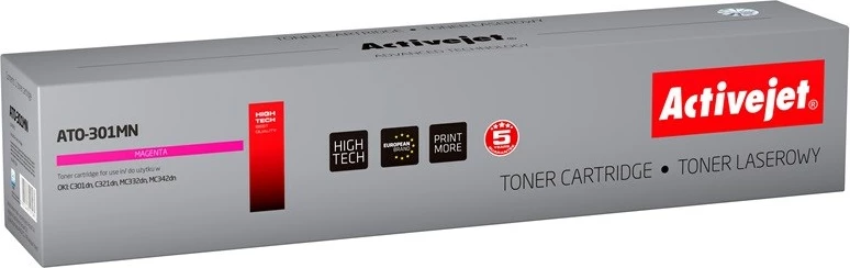 Toner zëvendësues Activejet ATO-301MN për printer OKI, i vjollcë