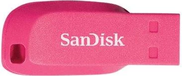 USB stik, SanDisk, Cruzer Blade SDCZ50C-032G-B35PE, 32GB, USB-A 2.0, rozë, 1 copë