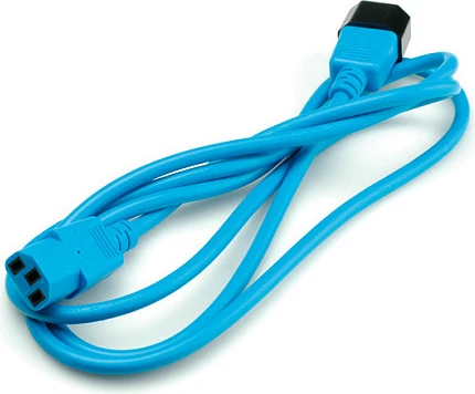 Kabllo rryme ROLINE 19.08.1522, IEC C14 në C13, 1.8 m, 10A/250V, blu