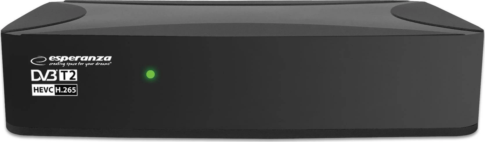 Tuner TV Esperanza EV108 DVB-T2 Full HD H.265/HEVC HDMI USB SCART, i zi