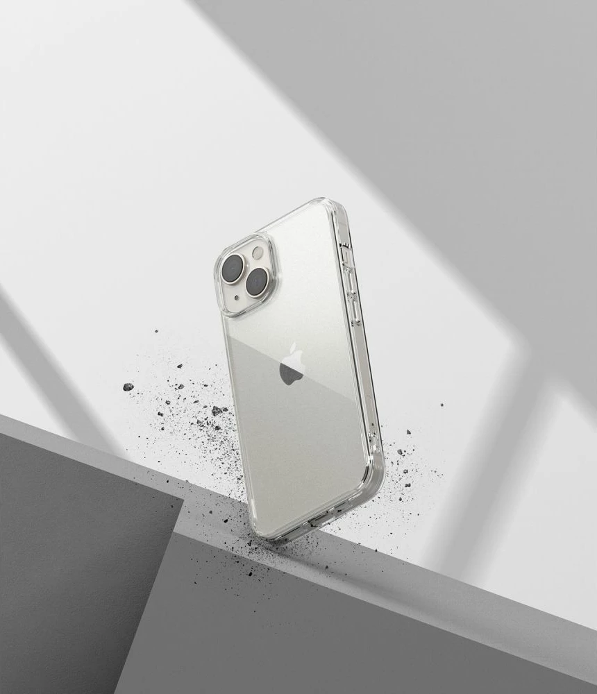 Mbështjellës Ringke Fusion për iPhone 14 Plus 6.7\", PC+TPU, Matte Clear, semi-transparent