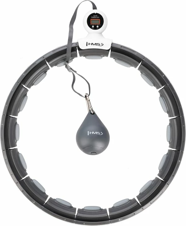 Hula hop me magnet e peshë HMS HHM15, i zi