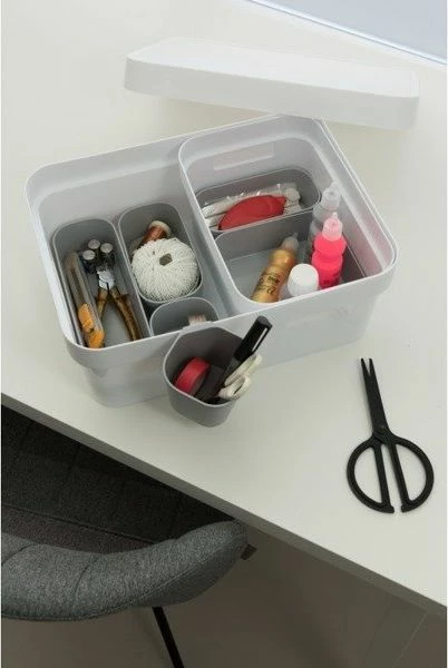 Organizues sirtari Curver Infinity XL 234479 1.5L 15x23x5 cm, gri e çelët