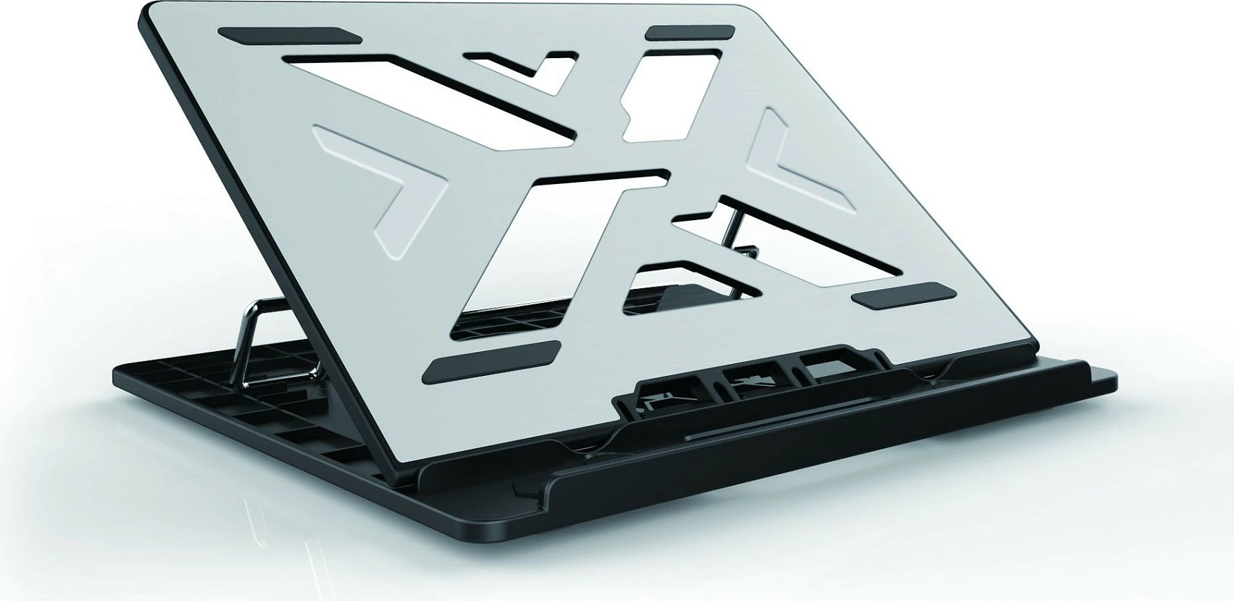 Mbajtëse laptopi Conceptronic ERGO 15.6", metalike, gri
