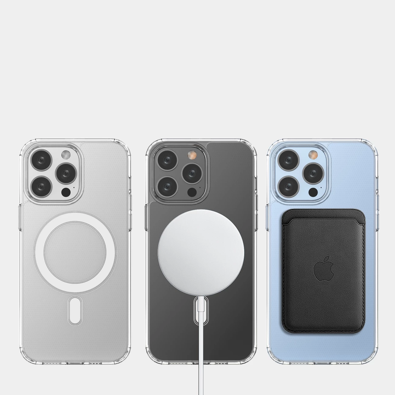Mbështjellës Hurtel për iPhone 14 Pro Max, MagSafe, transparent