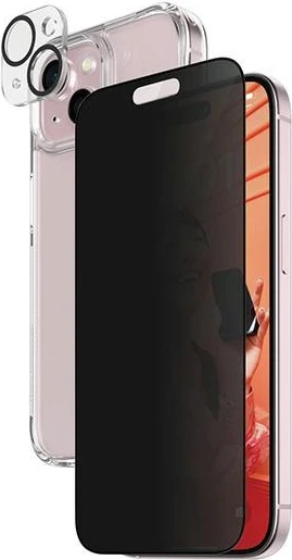 Mbështjellës PanzerGlass Privacy Bundle 3in1 për iPhone 15 Plus, Transparent