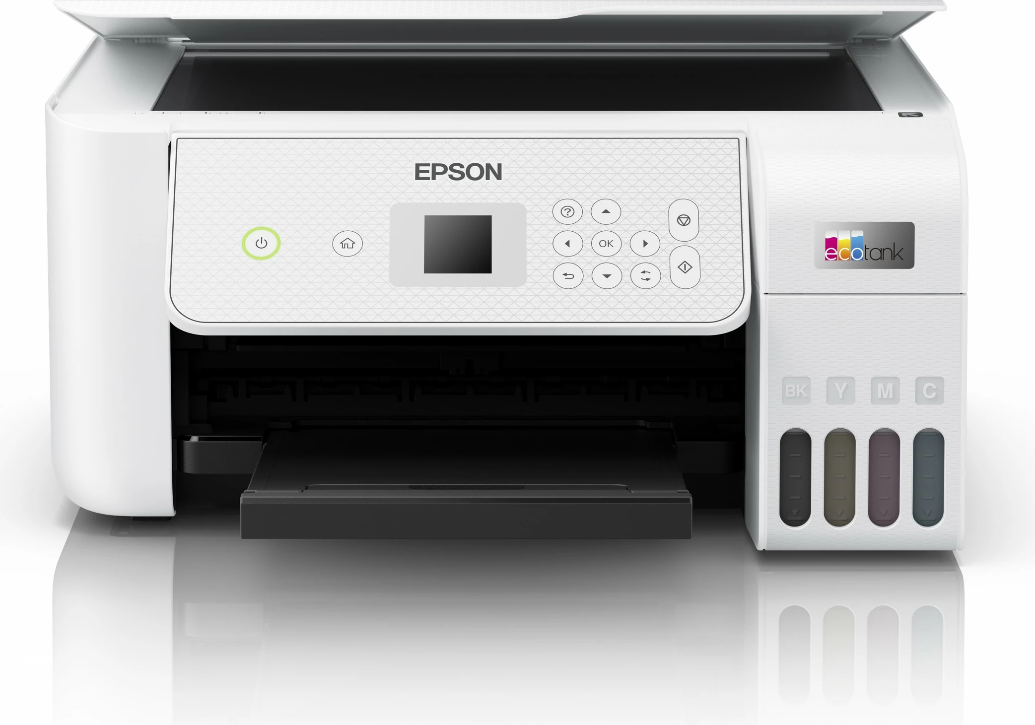 Printer multifunksional Epson EcoTank ET-2876, inkjet, Wi-Fi, i bardhë