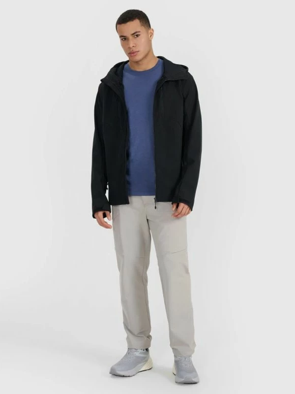 Jakne softshell për meshkuj 4F, e zezë