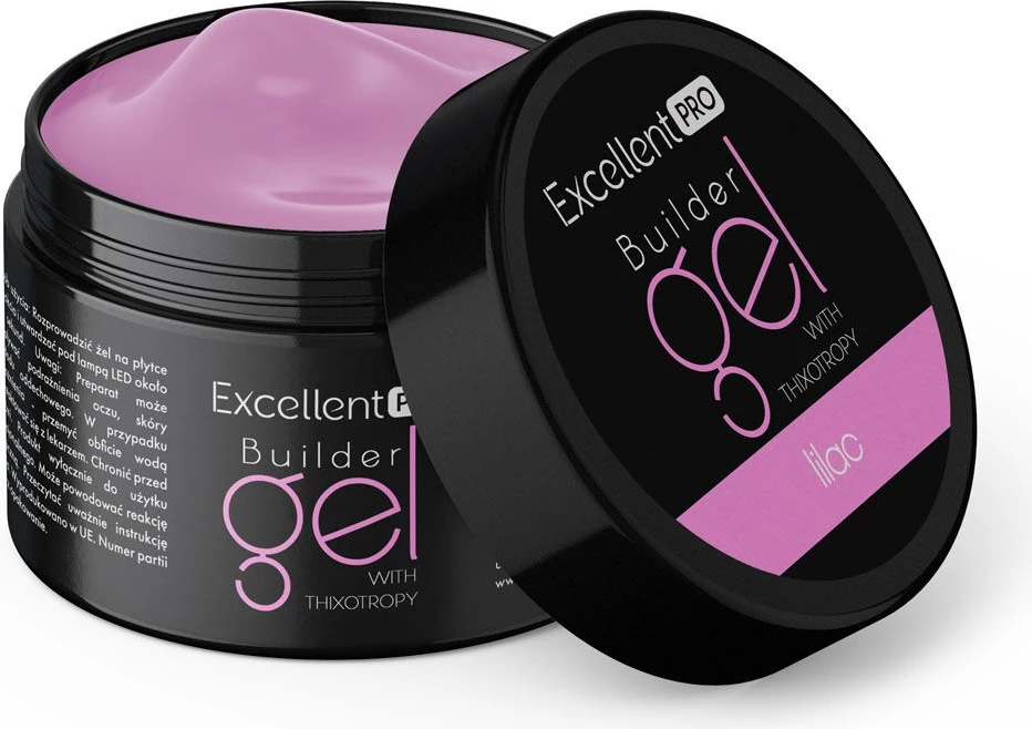 Xhel ndërtues për femra Excellent PRO With Thixotropy lilac 50g