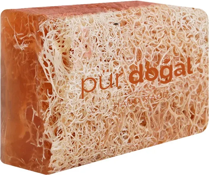 Pür Doğal Natural 100% Sapuni Natyral me Fibrë Kungulli dhe Vaj Argani