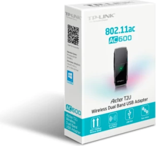 Adapter rrjeti wireless USB TP-LINK Archer T2U 600Mbps Dual Band, i zi