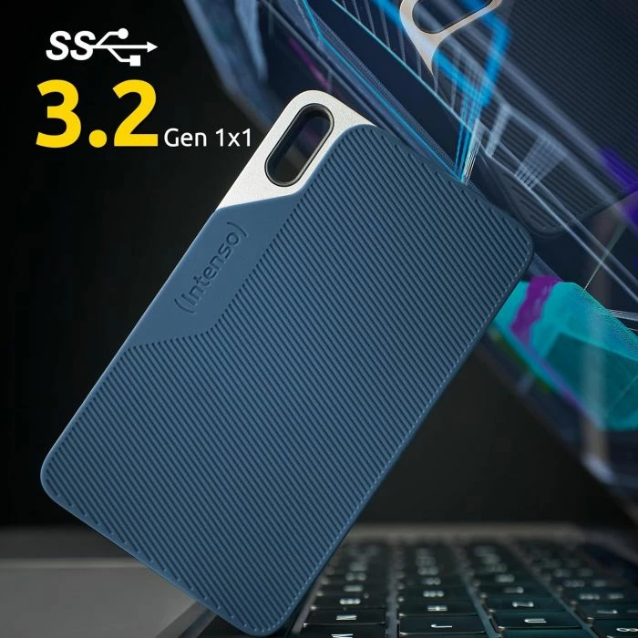 SSD i jashtëm Intenso TX100 1TB USB 3.2 Gen1x1 deri 500MB/s, blu