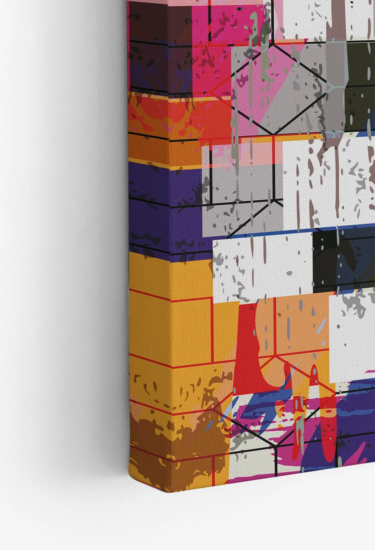 Pikturë dekorative në kanavacë, shumëngjyrëshe, Wallity, Ersyfdc88, 70x100cm