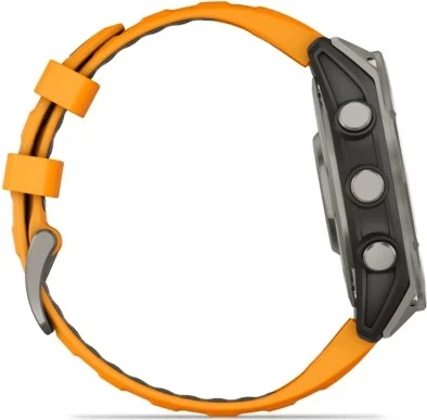 Smartwatch Garmin fenix 8, 47 mm, 32 GB, AMOLED, GPS, rrip portokalli