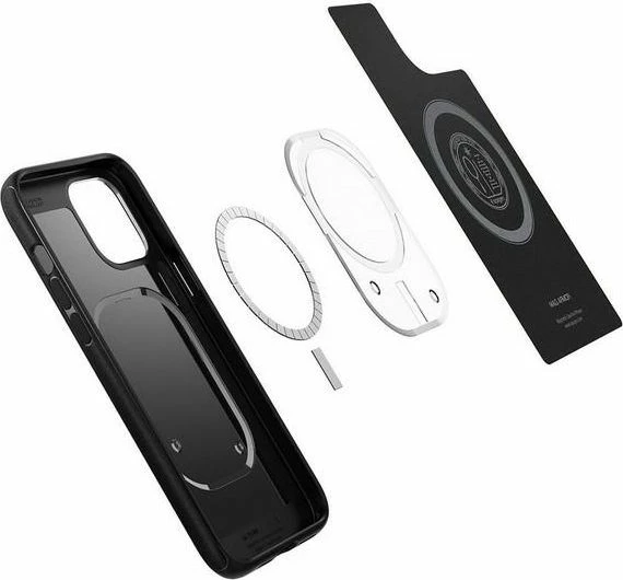 Mbështjellës Spigen Mag Armor ACS01865 për iPhone 12/12 Pro 6.1\", i zi mat, 1 copë