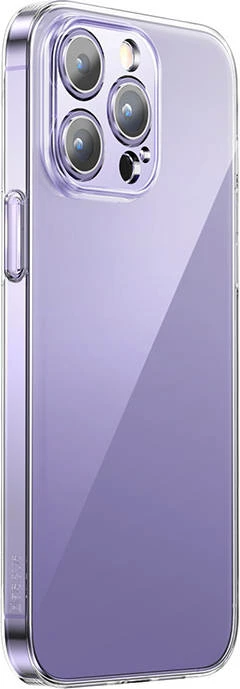 Mbështjellës Baseus Crystal Clear për iPhone 14 Pro Max, transparent, set me xham të temperuar