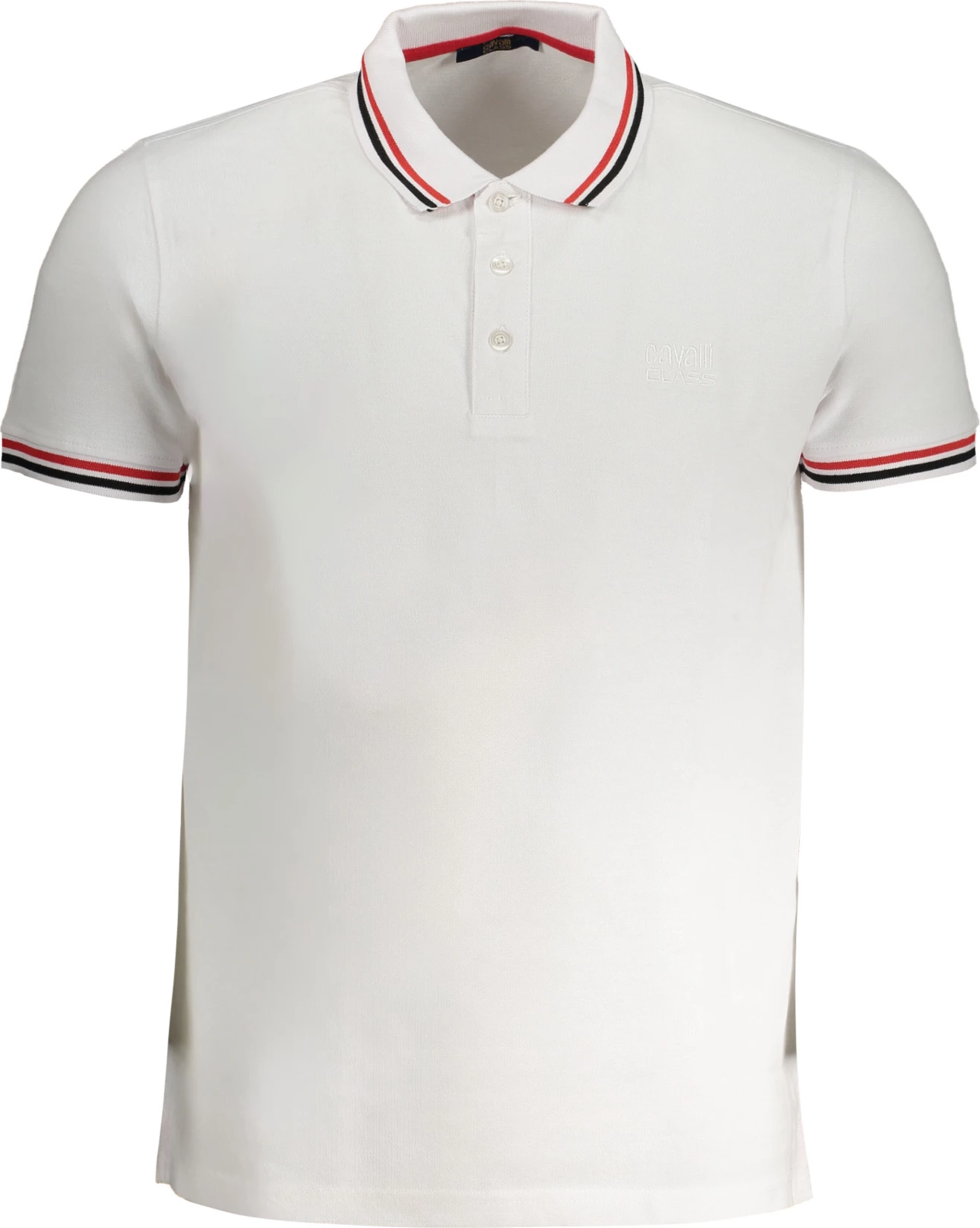 Polo maicë për meshkuj CAVALLI CLASS, të bardhë