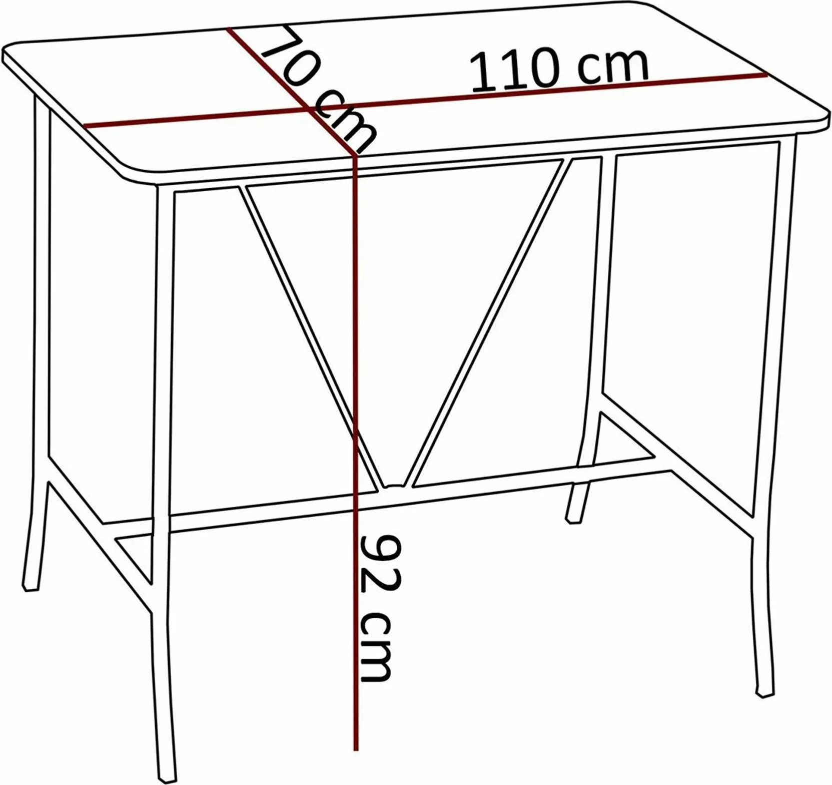 Set tavoline për bar me karrige, 5 copë, ngjyrë antracit dhe e zezë, Skye Decor