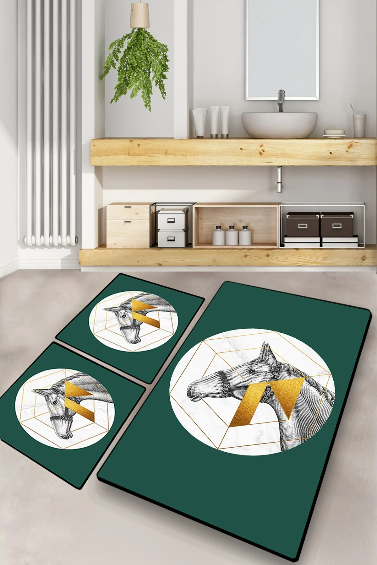 Set tapetash për banjo (3 copë), Mijölnir, kuaj