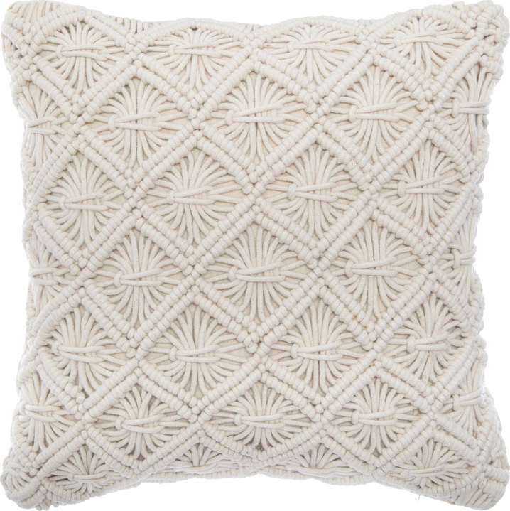 Jastëk dekorativ Kalendian ngjyrë krem 40x40cm