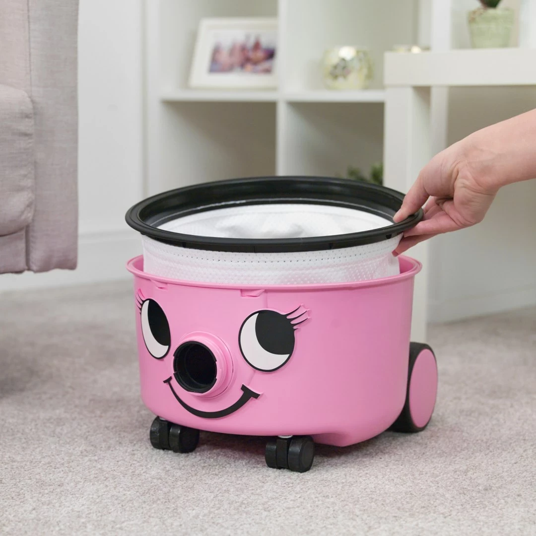 Fshesë me korrent Numatic HET160-11, 6 L, 620 W, Rozë