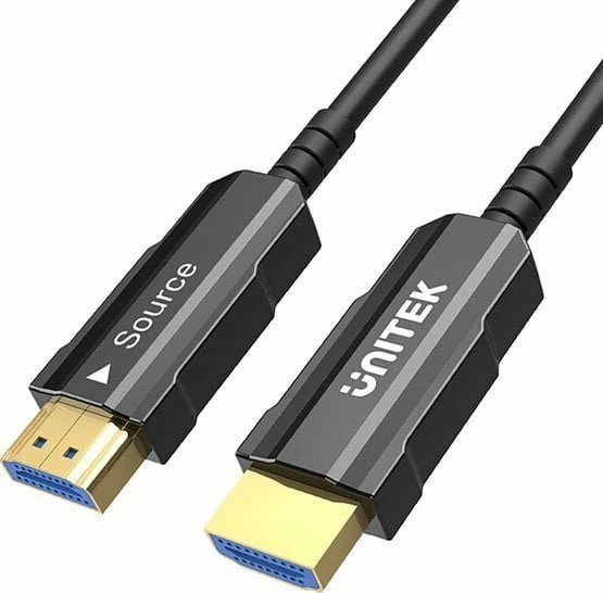 Kabllo HDMI Unitek C11072BK-15M 15m HDMI 2.0 AOC 4K@60Hz, e zezë