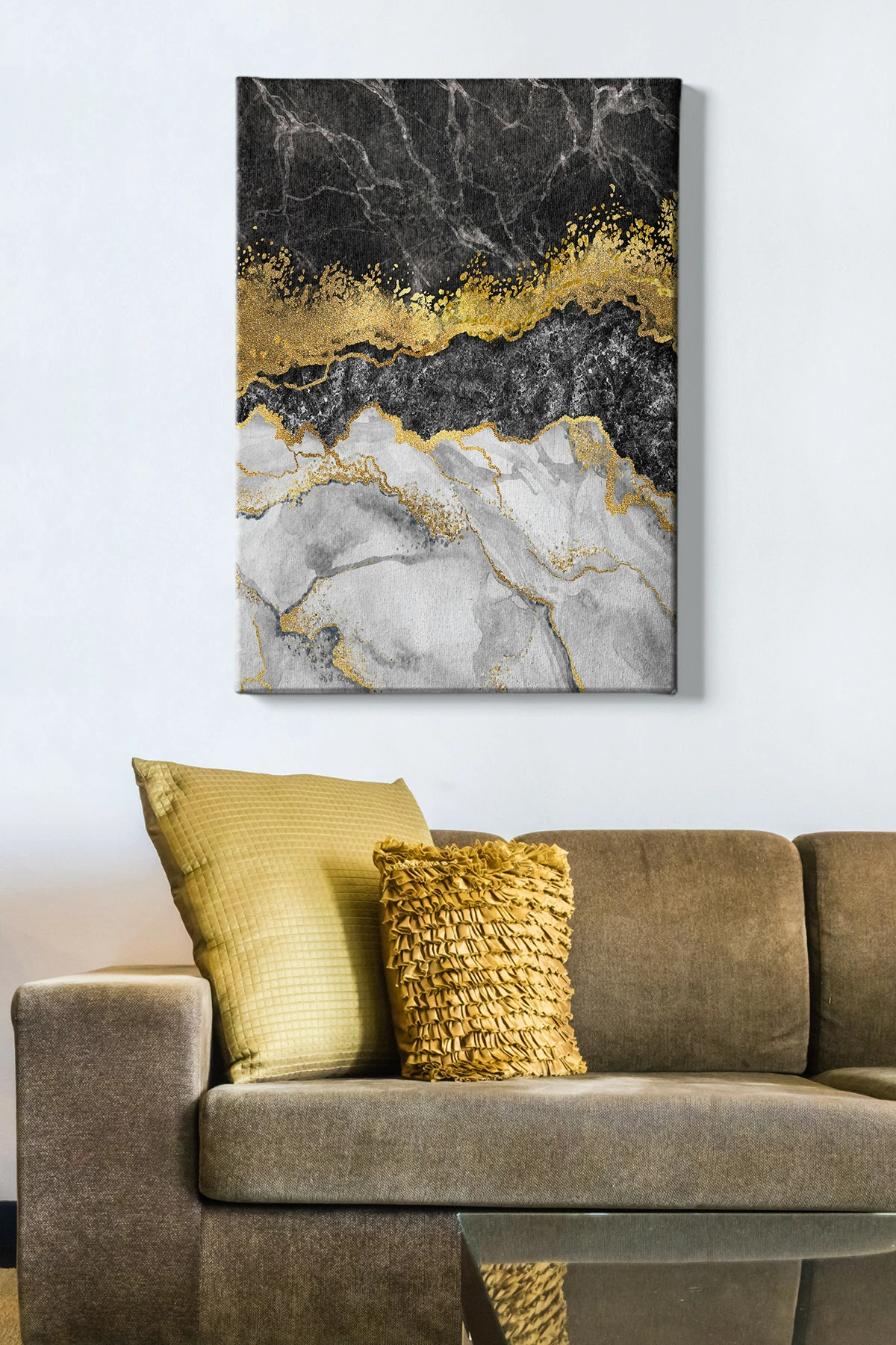 Pikturë dekorative në kanavacë, shumëngjyrëshe, kornizë druri, 70x100cm