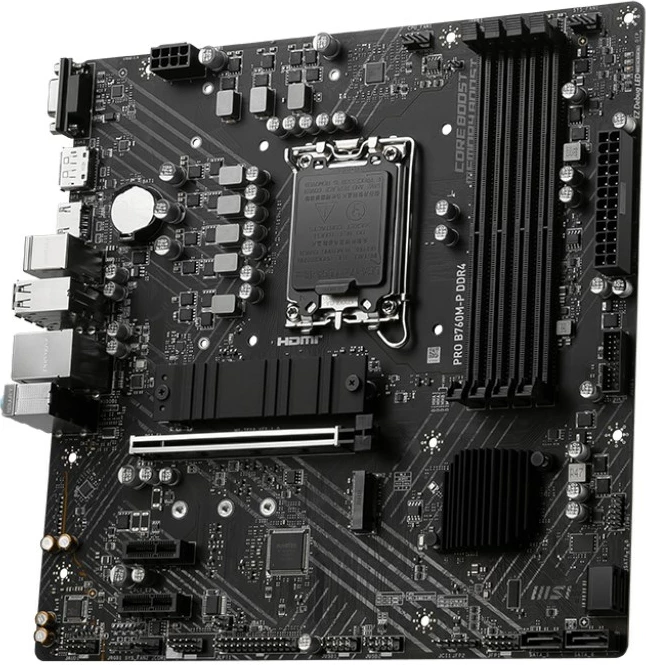 Pllaka amë MSI PRO B760M-P DDR4 Intel B760 LGA 1700 micro ATX