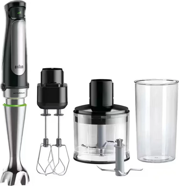 Blender dore, Braun, MQ7035BI, 1000 W, gotë 600 ml, grirës 500 ml, e zezë