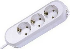Zgjatues rryme Bachmann SMART, 3x Schuko, kabllo 5m, i bardhë