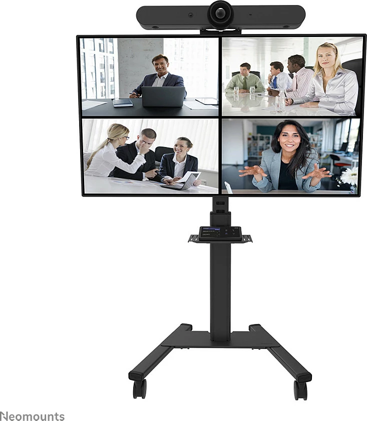 Raft universal për videobar e multimedia Newstar AFLS-825BL1, çelik, 9 kg, i zi