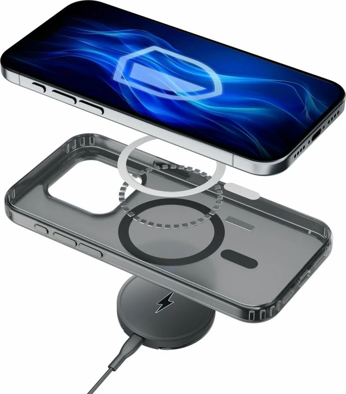 Kapak telefoni 3mk Frosty MagCase për iPhone 12 Pro Max, i zi