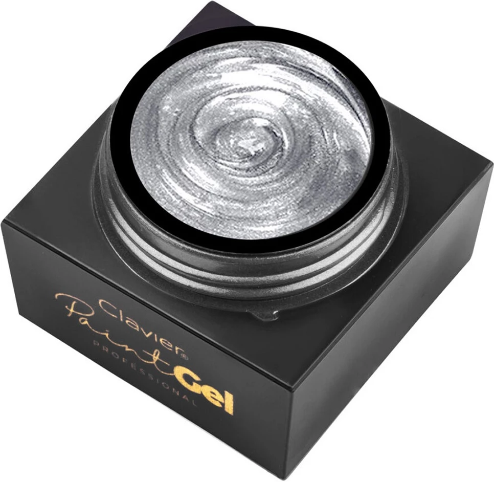 Paint Gel për dekorim thonjsh Clavier Silver për femra 5g