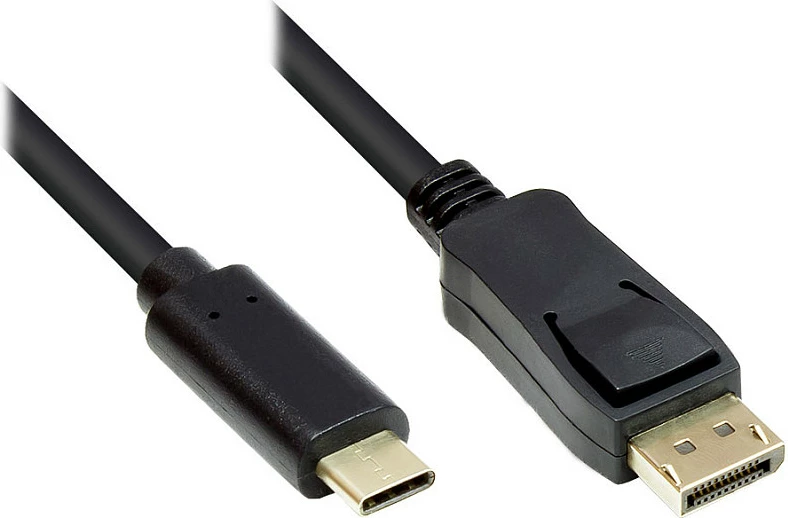 Kabllo USB-C në DisplayPort GoodConnections GC-M0107, 3m, 4K, e zezë