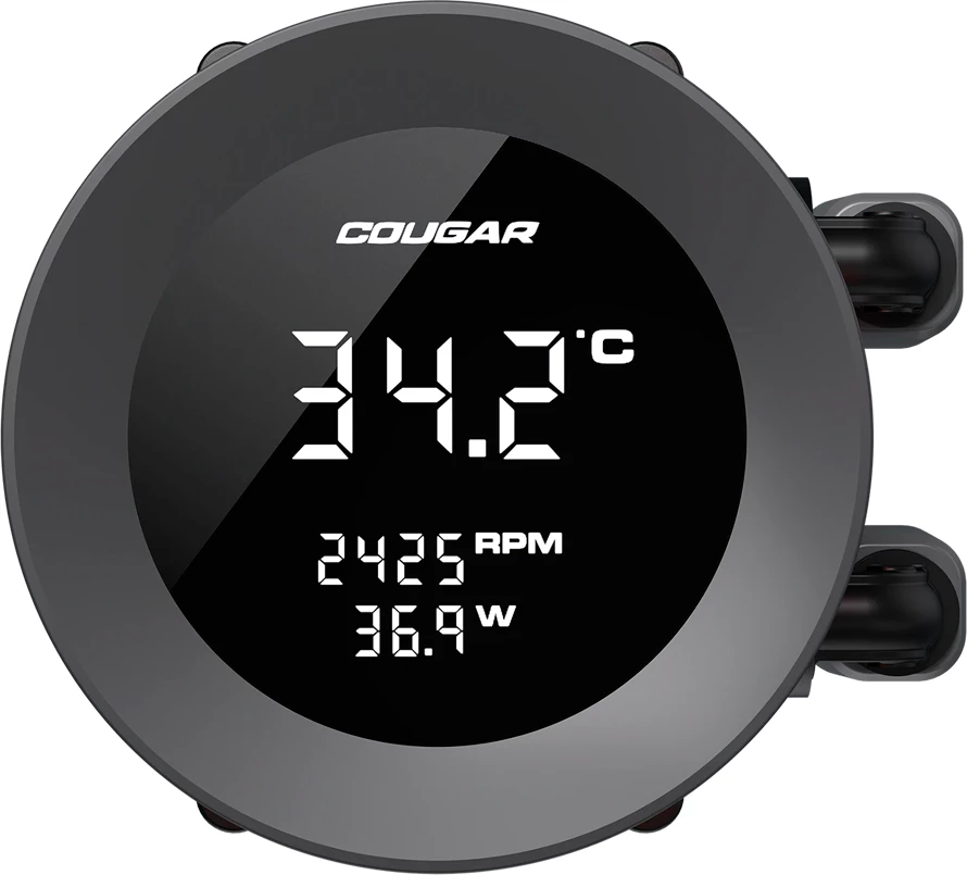 Ftohës uji AiO për CPU COUGAR Poseidon Vistek ARGB 240mm, i zi