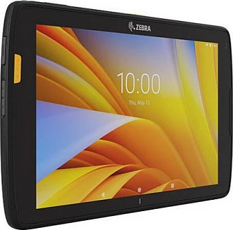 Tablet rugged Zebra ET45 ET45CB-101D2B0-A6, 10.1", 8GB RAM, 128GB, 5G, Android 11, i zi me detaje të verdha