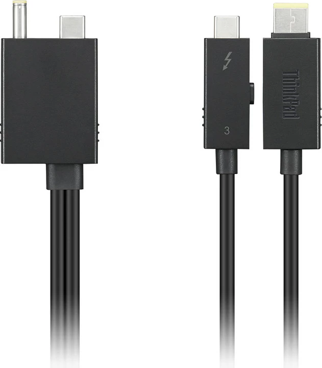 Kabllo Thunderbolt 4 Lenovo 4X91K16970, 0.7 m, 40 Gbit/s, e zezë