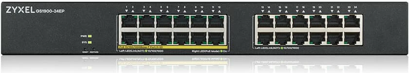 Switch Zyxel GS1900-24EP, Managed, L2, Gigabit Ethernet, PoE, Rack mounting