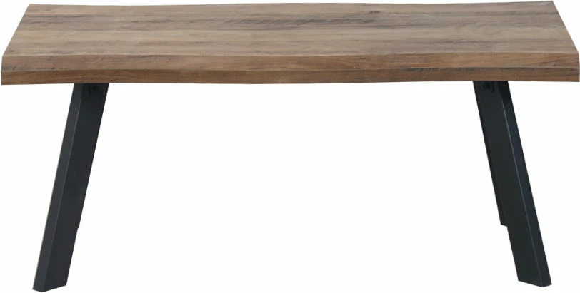 Tavolinë kafeje Brick-Urban, ngjyrë arre, këmbë të zeza, 110x60x45cm