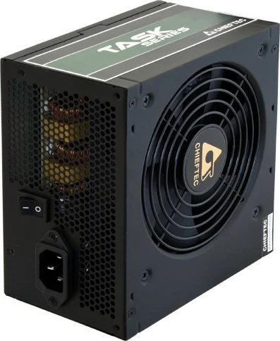PSU Chieftec Task TPS-500S, 500 W, 80 PLUS Bronze, e zezë